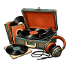 Vinyl Echoes Retro Turntable