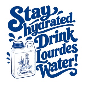 Stay Hydrated, Drink Lourdes Water!