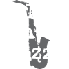All That Jazz Sax Silhouette