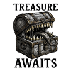 Treasure Awaits - Mimic Chest Monster TTRPG