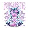 Meow Funny Yoga Cat Gift Idea