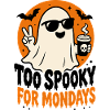 Ghost Coffee For Mondays Halloween