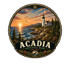 Acadia National Park Lighthouse Sunset