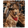 Cowboy Dog Cigar Bar Golden Retriever