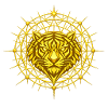 Tigre Totem Metatron Doré
