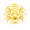 Lion Totem Metatron Doré 