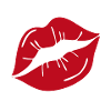 Kusslippen mit Stichellinie