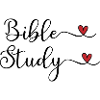 Bible Study Heart Design