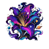 Explosion de fleurs cosmiques