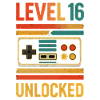 Level 16 Unlocked 16th Birthday