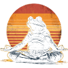Yoga Frosch Geschenkidee