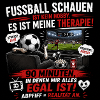 Fussball Therapie am Fernseher