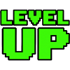Retro Level Up Gaming T-Shirt 8Bit