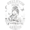 Skeleton Mom Raising Tiny Humans Saying