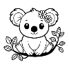 Floral Koala