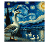 Pilgrim Goose Starry Night