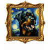 Rottweiler Starry Night