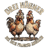 Lustige Hühner