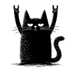 Rocker Chat Noir