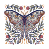 Flower Butterfly Ornament