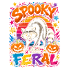 Spooky Feral Cat Halloween