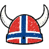 Norwegen Wikingerhelm – Lustiges Viking Design