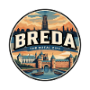 Retro Breda Castle Travel Badge