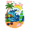 Sea Mood Beach & Wave