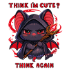 Night Bat Warlock with Wand