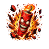 Bombe explosive riante