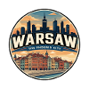 Retro-Abzeichen des Altstadtmarktes Warschau