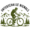 Mountainbikeabenteuer Waldlandschaft