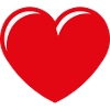 Heart / Heart (Love / Symbol / Red White)