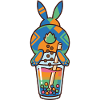 Cute Bunny Funny Boba Bubble Tea