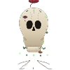 Skull balloon with mushroom glow
