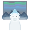 Eisprinz Polarbär mit Kronenlicht