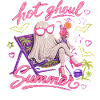 Hot Ghoul Summer Halloween Summer Ghost