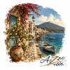 Designer Azzo -Mediterranean -Harbour Magic- Lemons