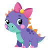 Tricératops fille