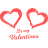Be my Valentines Heart Brush