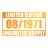 55th Anniversary Limited Edition - ꝏ Supply 08/1971
