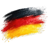 Germany Flag Brushstroke Title