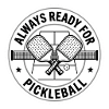 Immer bereit für Pickleball
