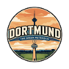 Retro Dortmund U-Tower Reiseabzeichen