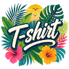 T-shirt d’été tropical