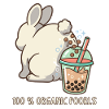 Cute Bunny Funny Boba Bubble Tea