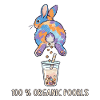 Cute Bunny Funny Boba Bubble Tea