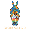 Cute Bunny Funny Boba Bubble Tea