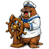 Walrus as a sailor