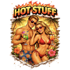 Hot Stuff Beach Couple Cocktail Vibes